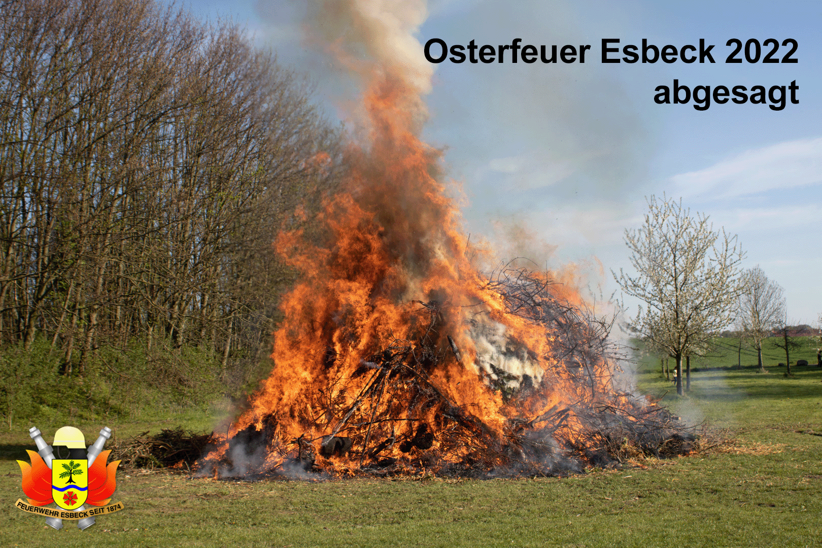 Absage Osterfeuer